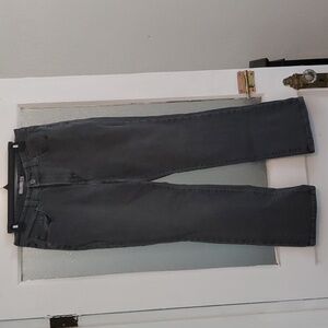 Chico's platinum size 1.5 black straight leg jeans